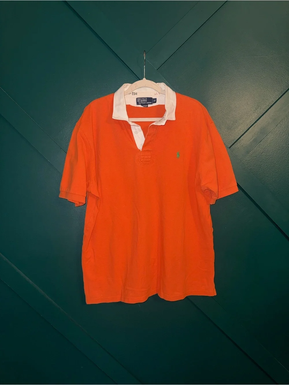 Vintage 90’s Polo Ralph Lauren Rugby Preppy Streetwear Ivy League Retro Size XL